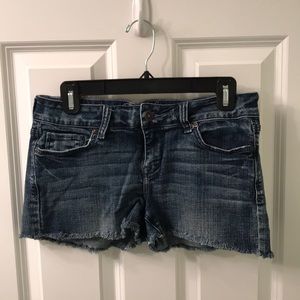 Denim shorts